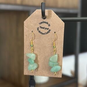 Handmade RECYCLED earrings GOLD